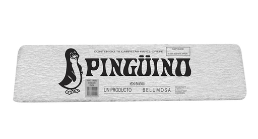 [10-248161] PAPEL CREPE PINGUINO NO-1 BLANCO PTE C/10 PZAS.